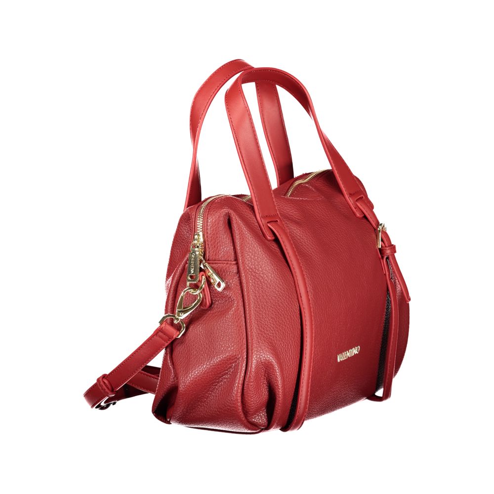Mario Valentino Red Polyurethane Women Handbag | Regal Royce