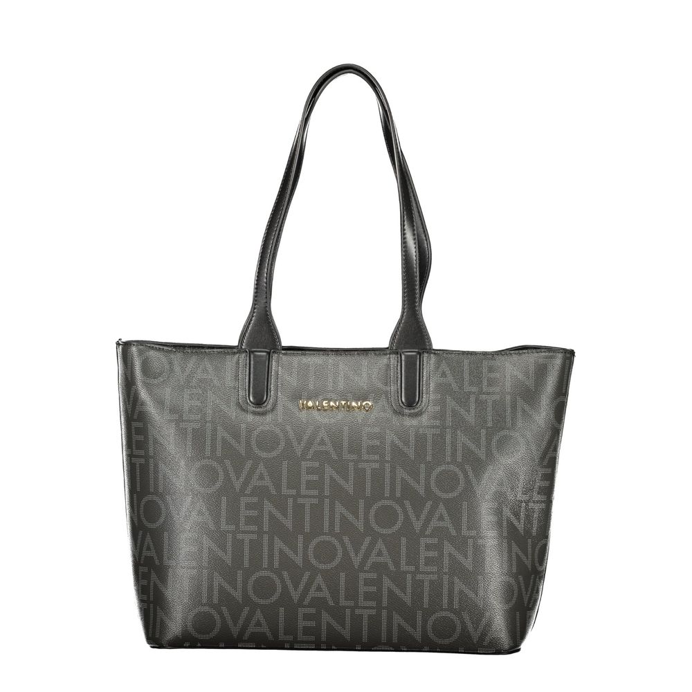 Mario Valentino Nero Polyurethane Women Handbag | Regal Royce
