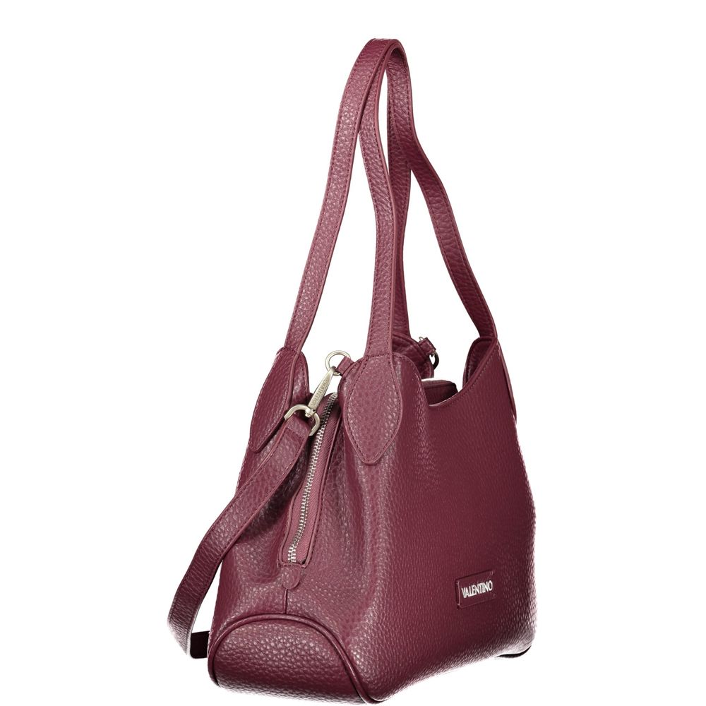 Mario Valentino Rosso Polyurethane Women Handbag | Regal Royce
