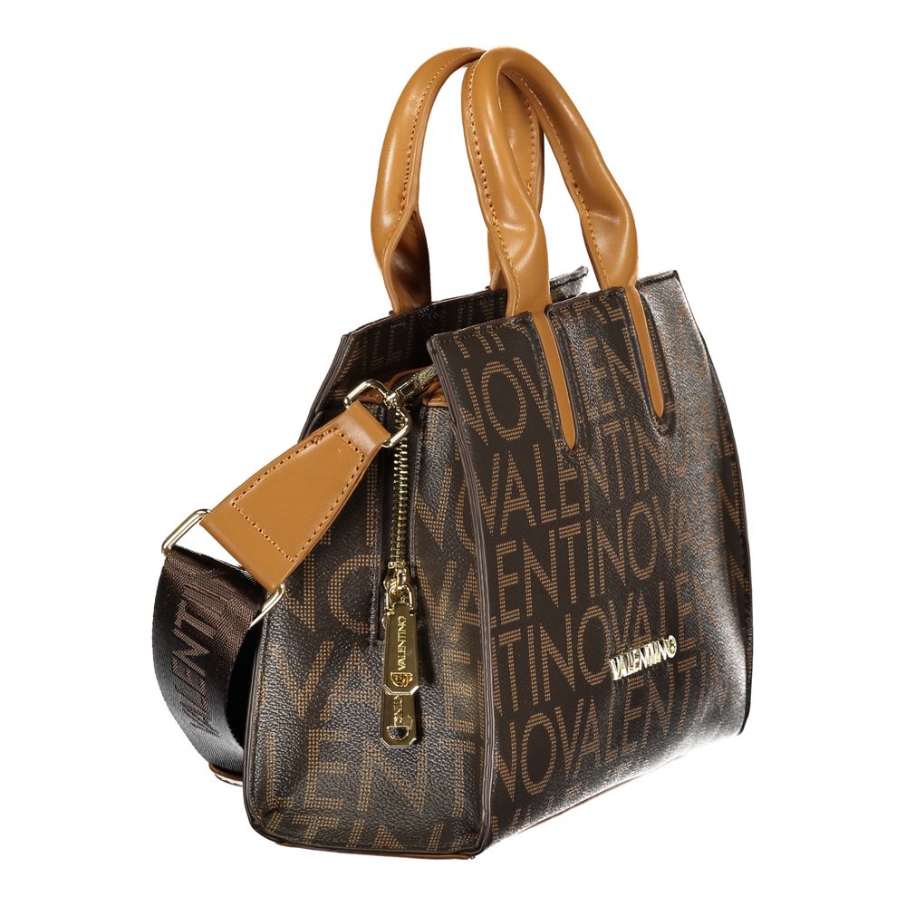 Mario Valentino Brown Polyurethane Women's Bag | Regal Royce