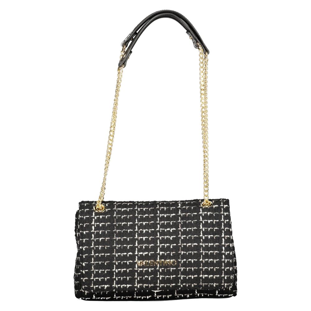 Mario Valentino Nero Polyurethane Women Shoulder Bag | Regal Royce