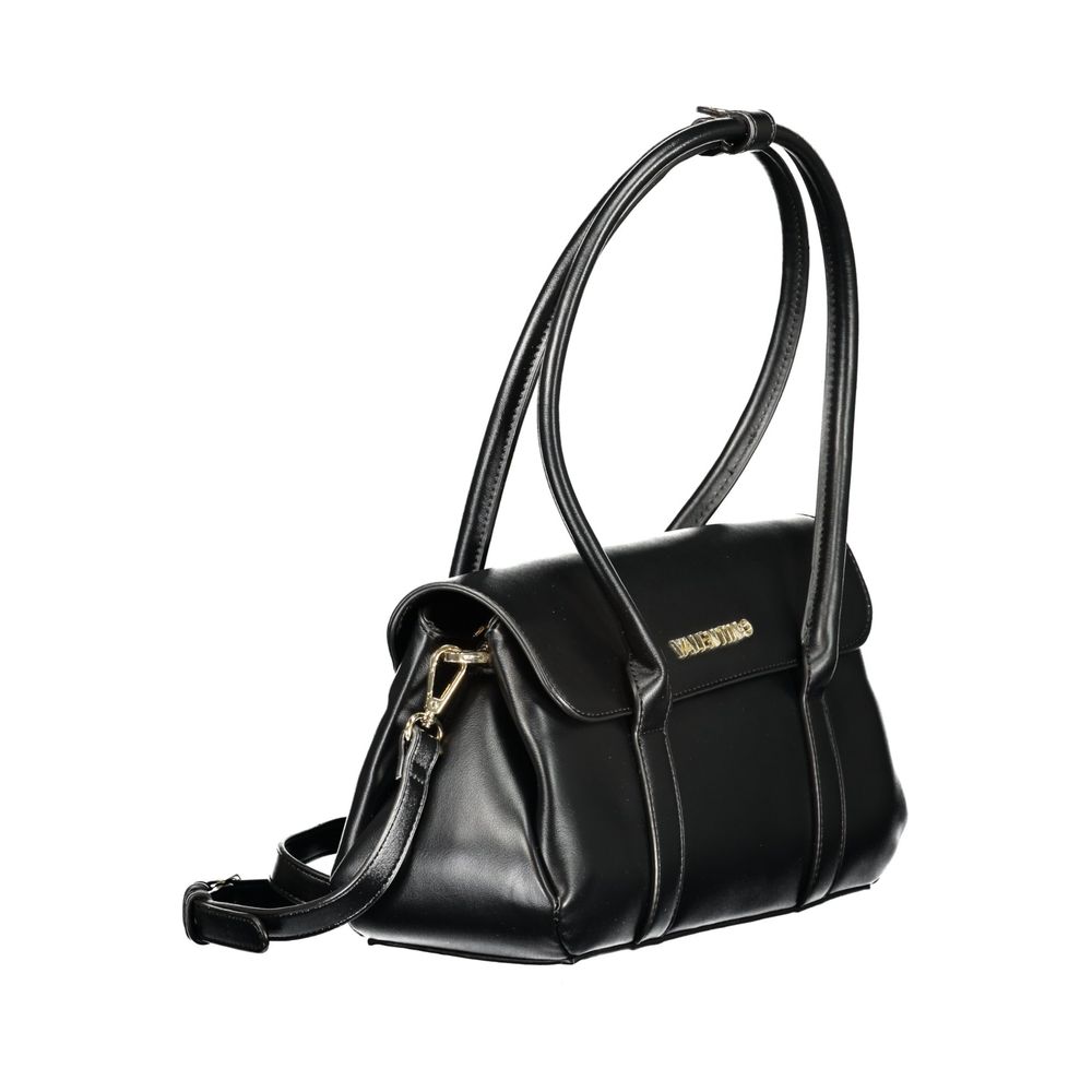 Mario Valentino Nero Poliuretano Woman Shoulder Bag | Regal Royce
