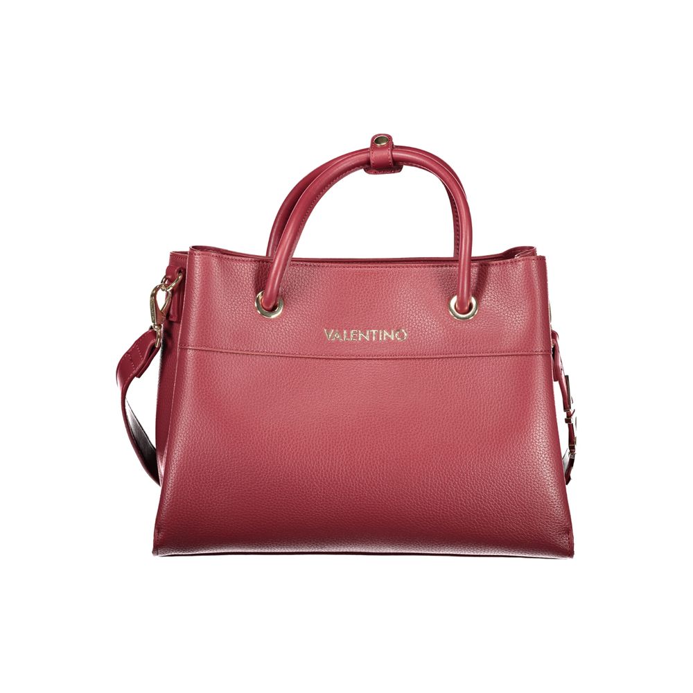 Mario Valentino Rosso Polyurethane Women Handbag | Regal Royce