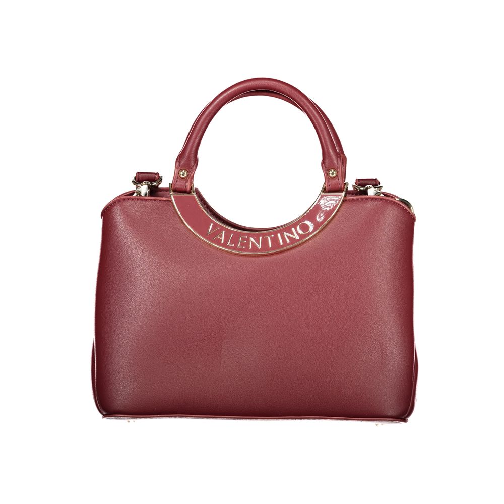 Mario Valentino Red Polyurethane Women Handbag | Regal Royce