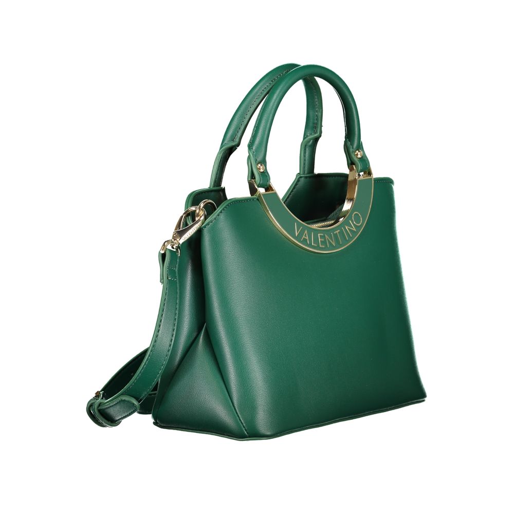 Mario Valentino Verde Polyurethane Women Handbag | Regal Royce