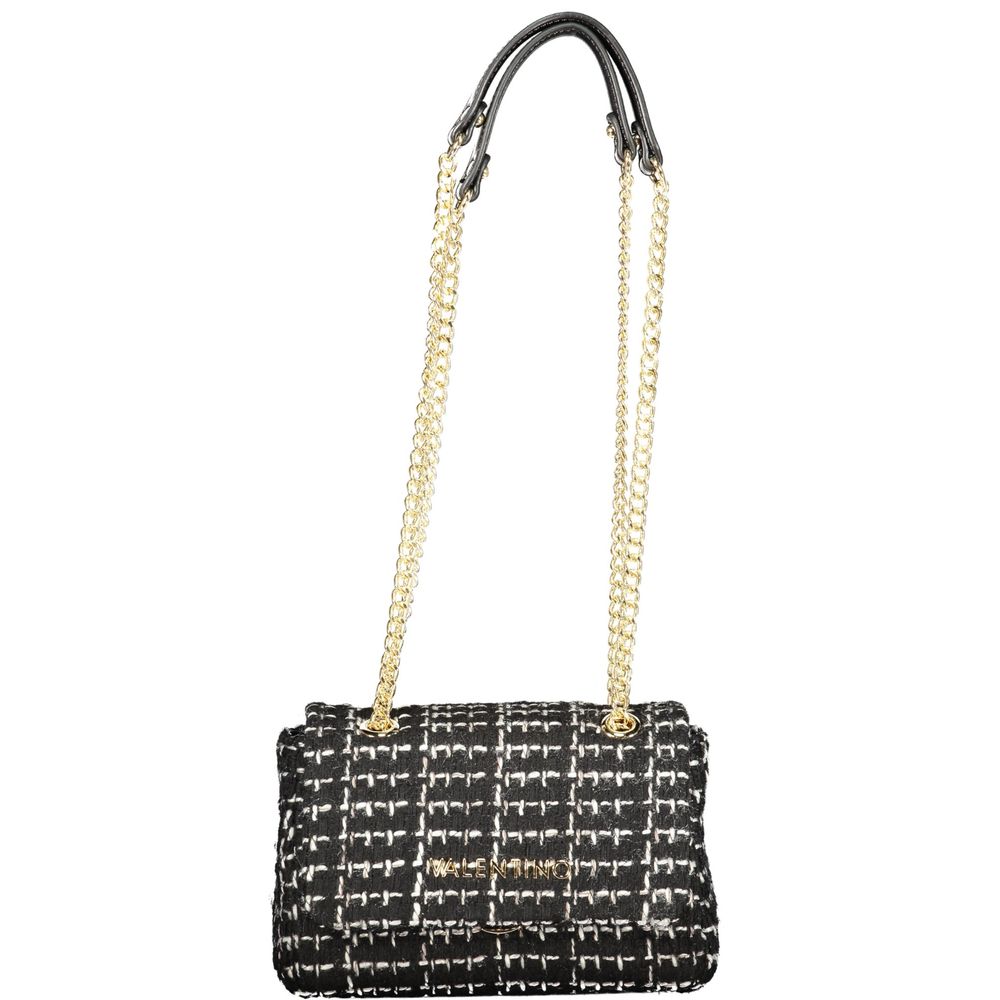 Mario Valentino Black Polyurethane Women Handbag | Regal Royce