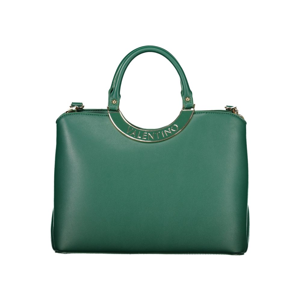 Mario Valentino Verde Polyurethane Women Handbag | Regal Royce