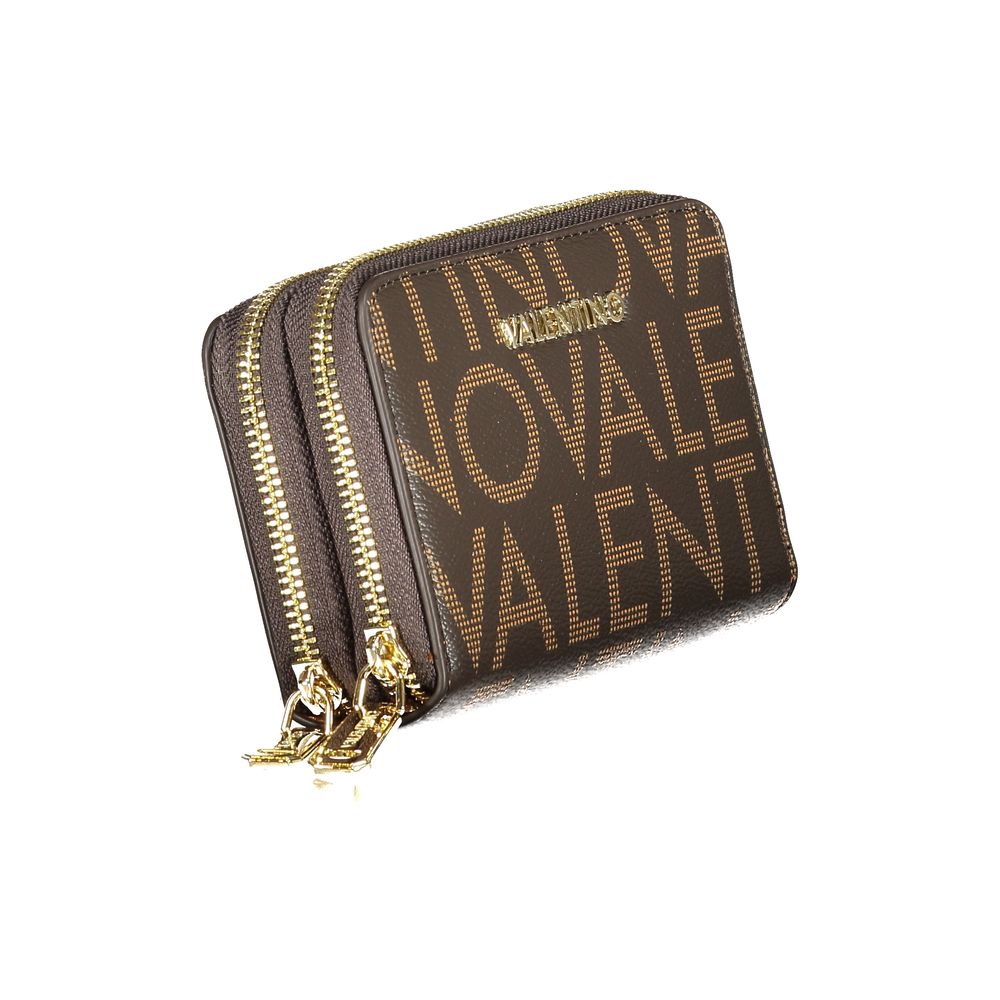 Mario Valentino Marrone Polyurethane Women Wallet | Regal Royce