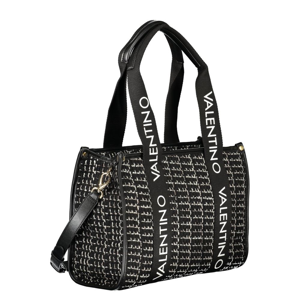Mario Valentino Nero Polyester Women Handbag | Regal Royce