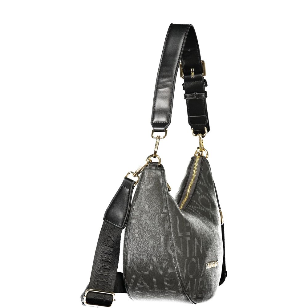 Mario Valentino Black Polyurethane Women Handbag | Regal Royce