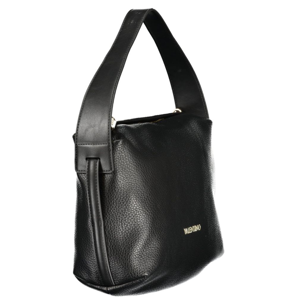 Mario Valentino Nero Polyurethane Women Shoulder Bag | Regal Royce