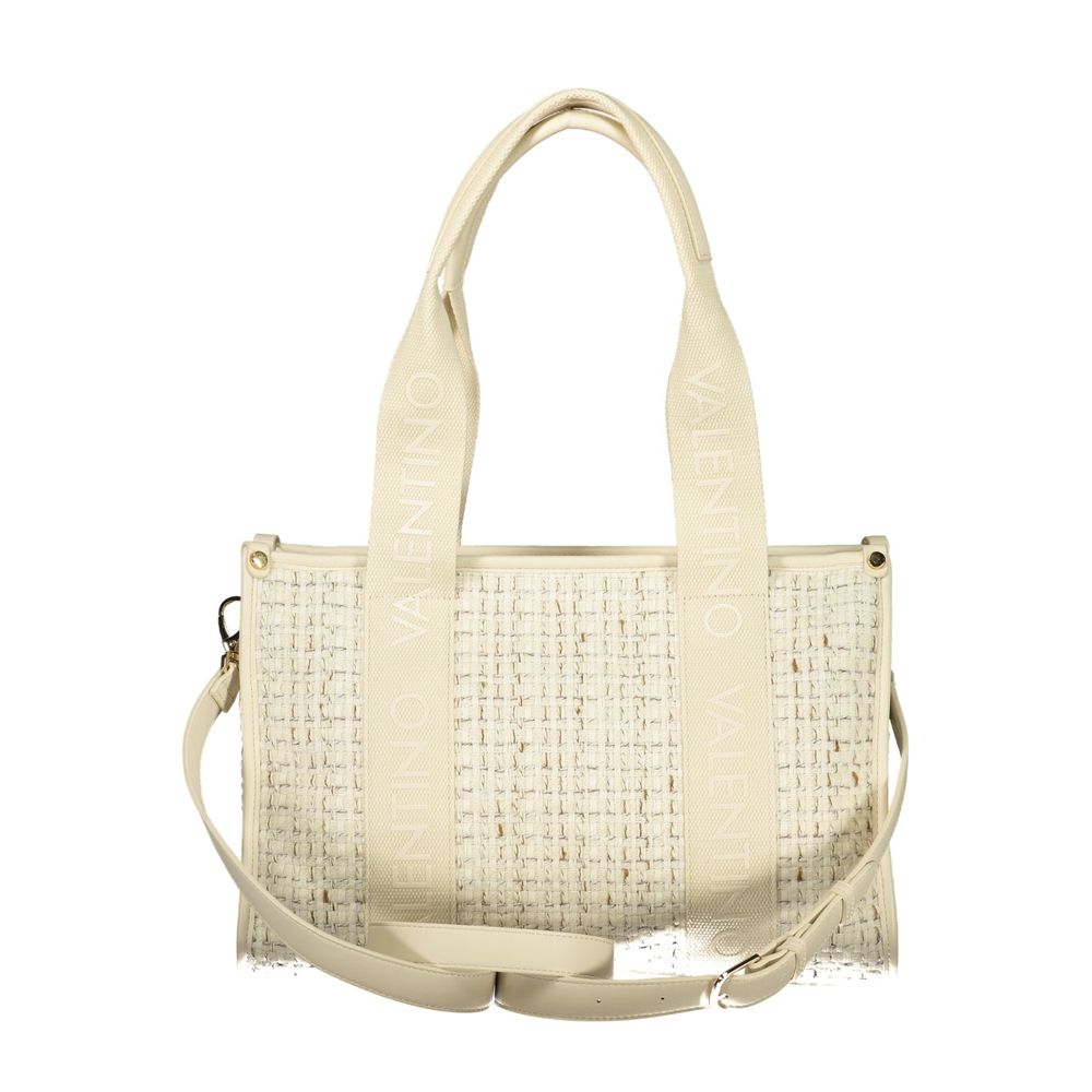 Mario Valentino Bianco Polyester Woman Handbag | Regal Royce