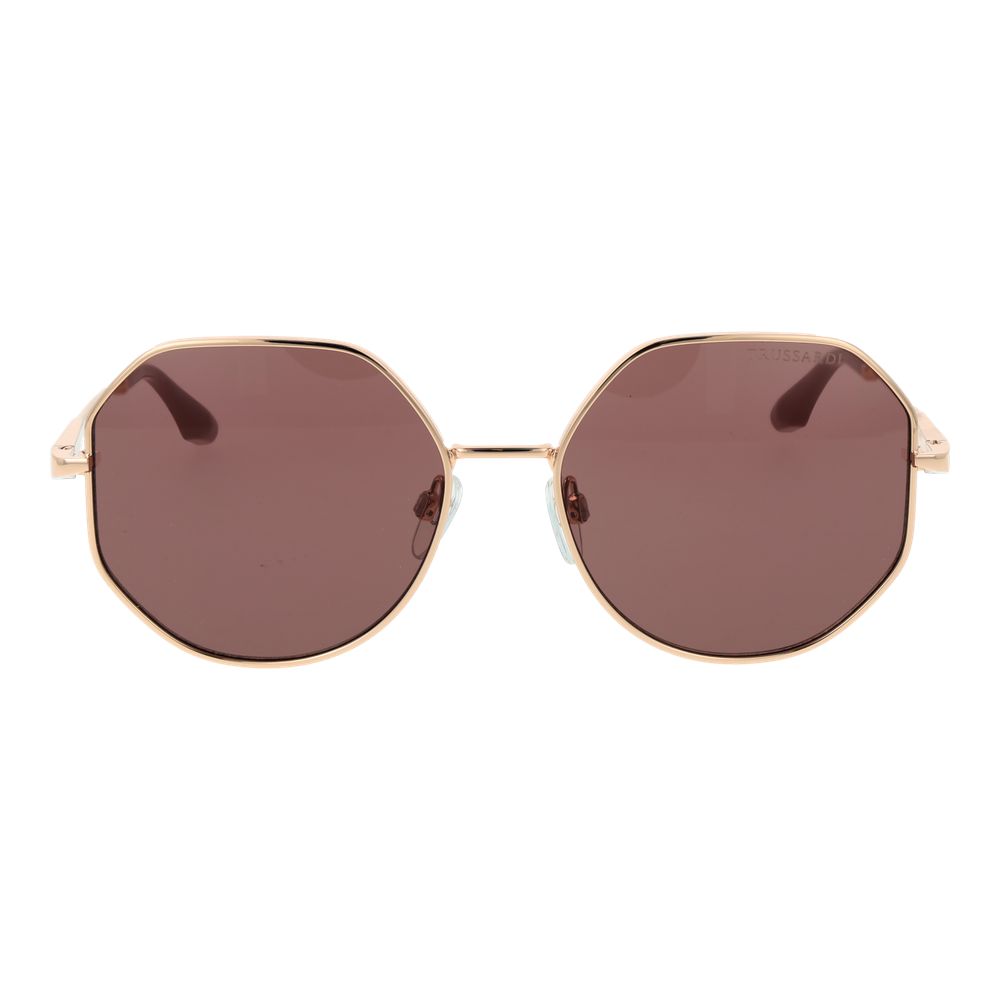 Trussardi Rose Gold Metal Sunglasses | Regal Royce