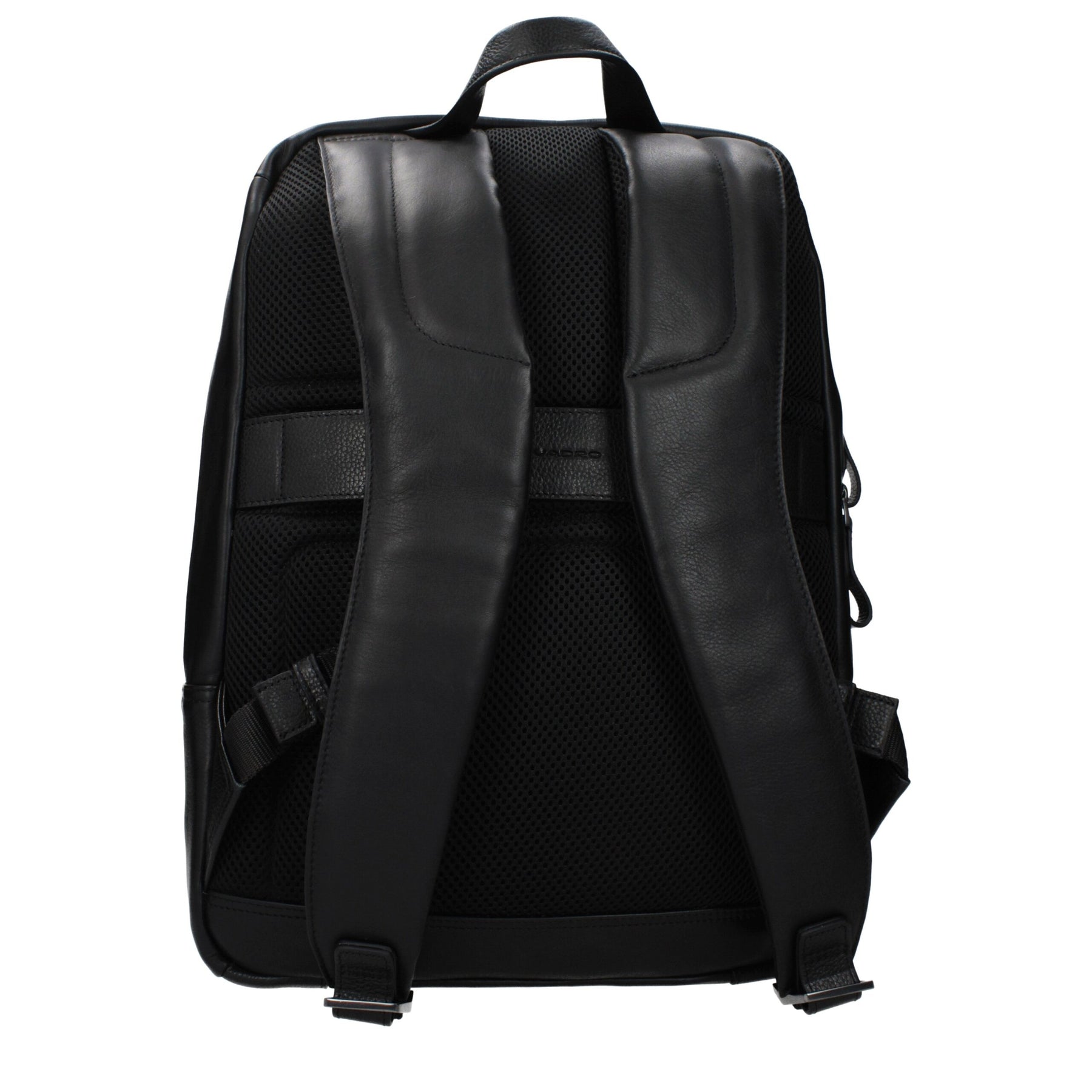 Piquadro Black Leather Backpack | Regal Royce