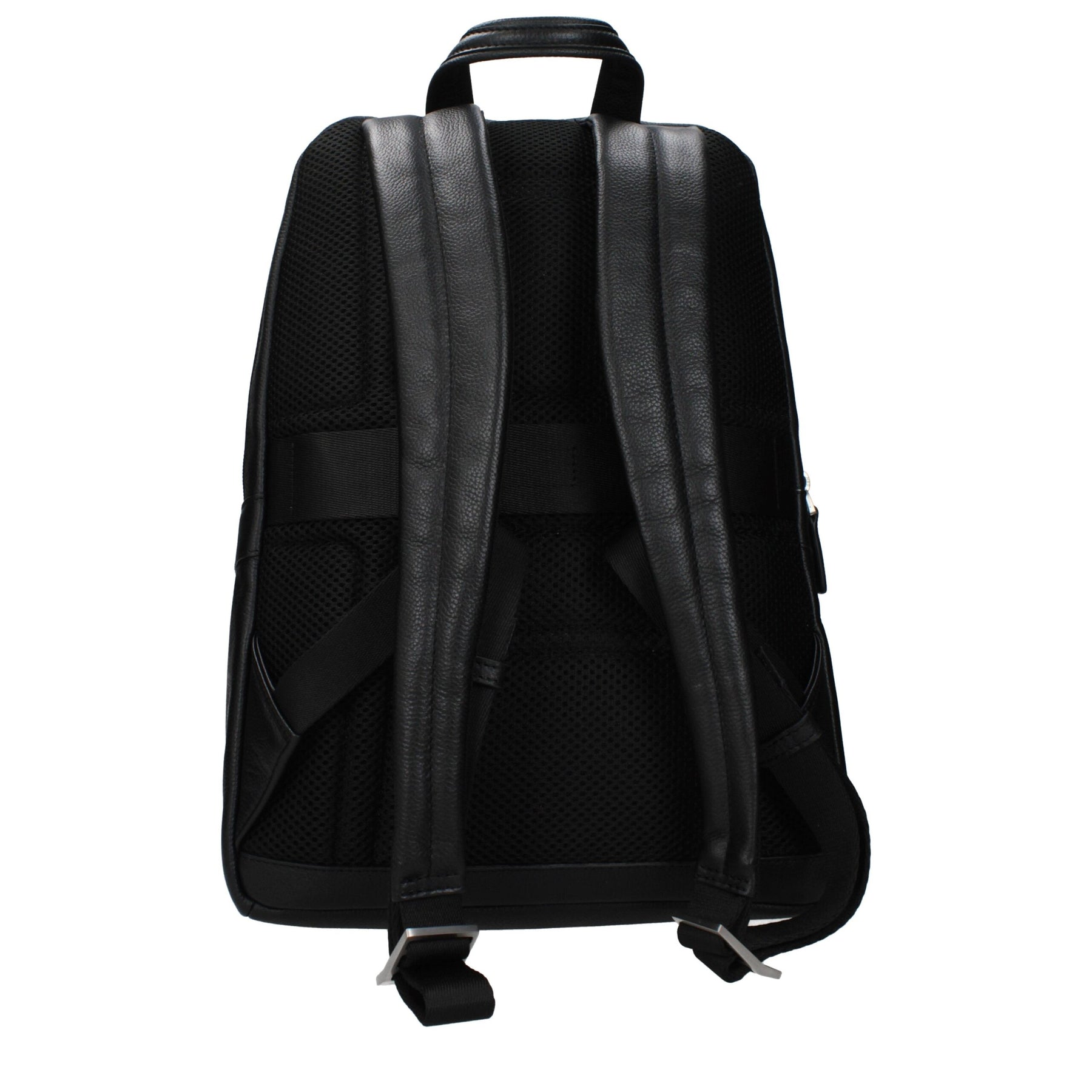 Piquadro Black Leather Backpack | Regal Royce