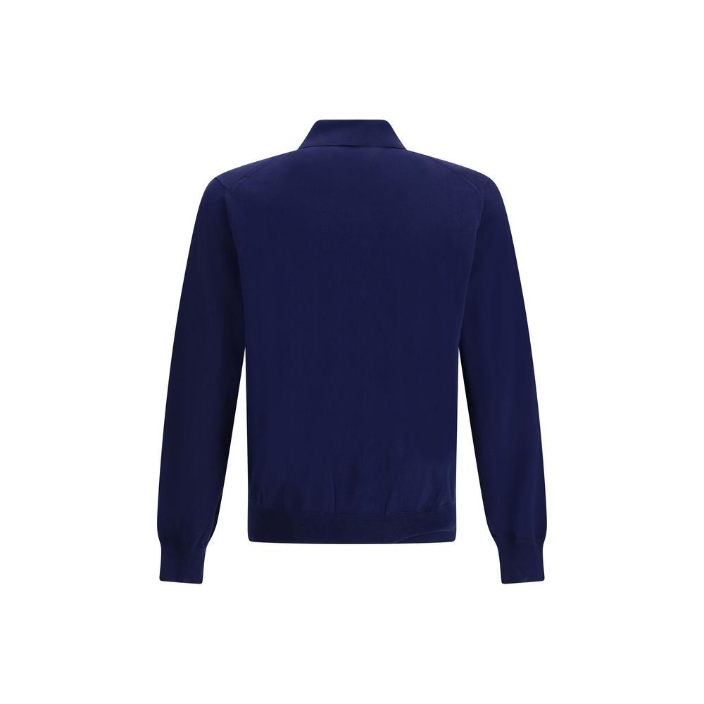 Tom Ford Blue Cotton Polo Shirt | Regal Royce