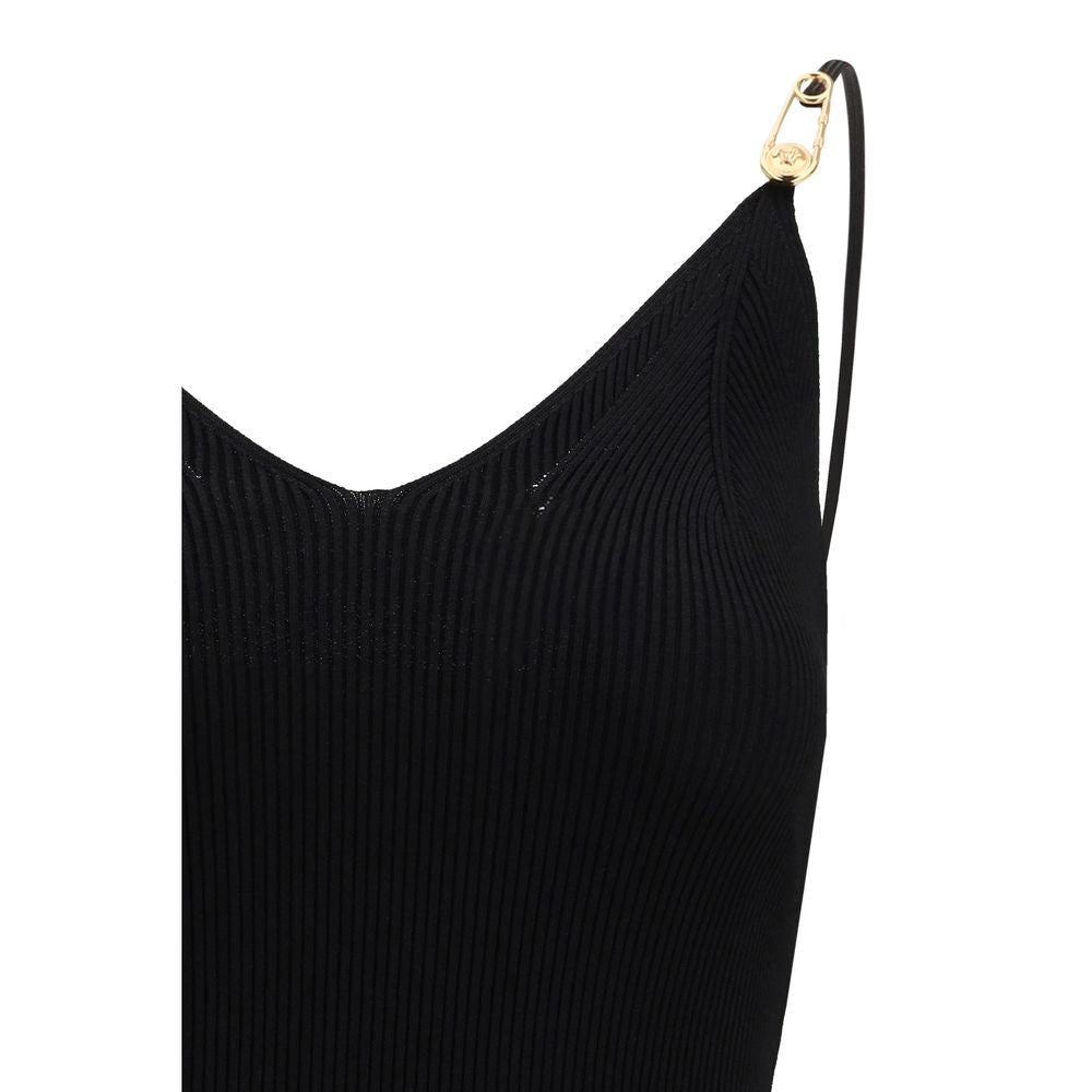 Versace Black Viscose Casual Dress | Regal Royce