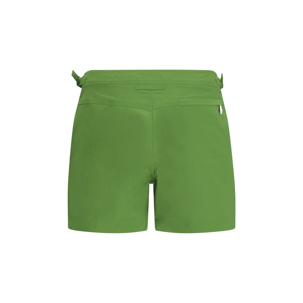 Tom Ford Green Polyester Swim Shorts | Regal Royce