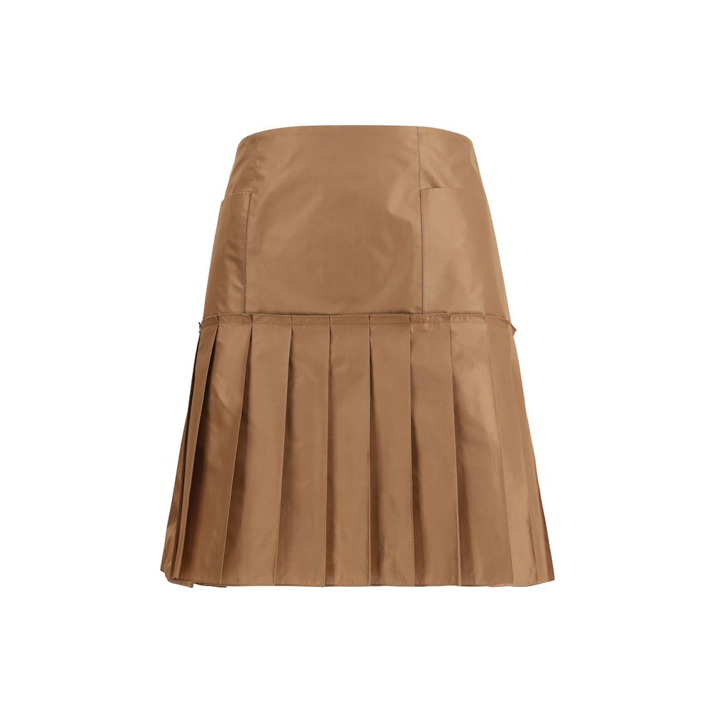 Fendi Brown Silk Mini Skirt | Regal Royce