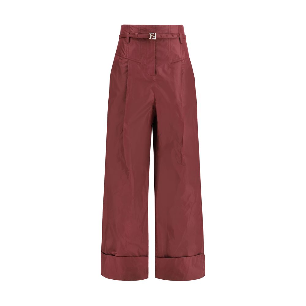 Fendi Bordeaux Silk Dress Pants | Regal Royce