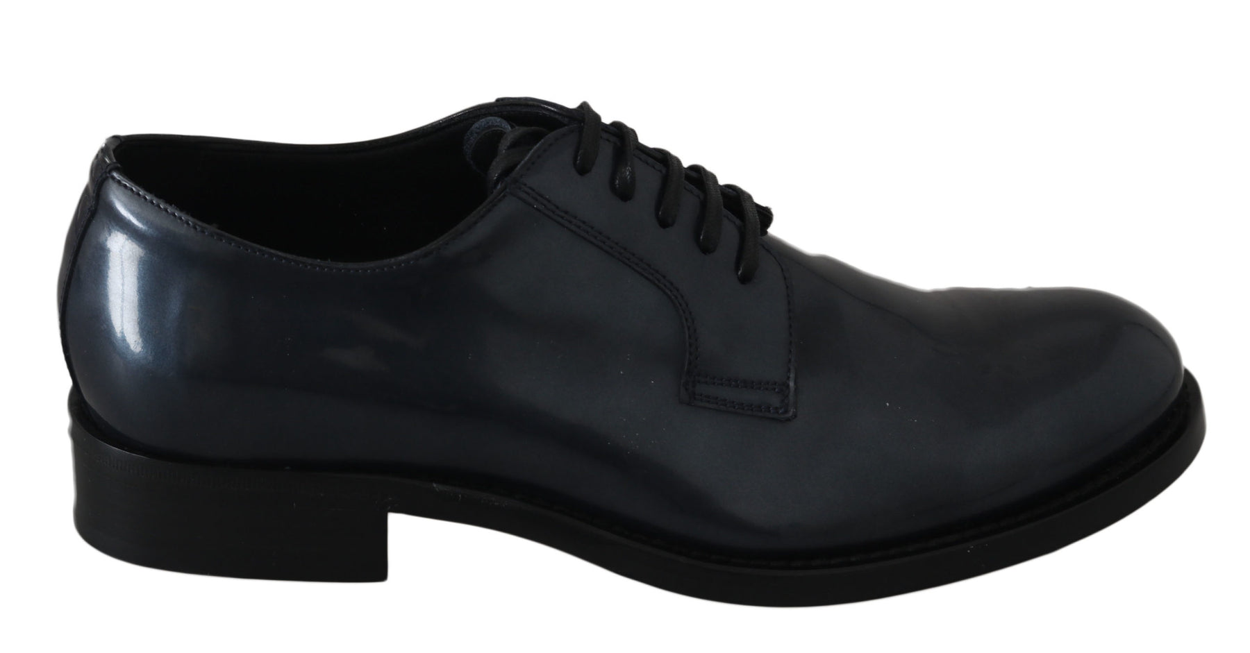 Dolce & Gabbana Blue Leather Derby Dress Formal Shoes | Regal Royce