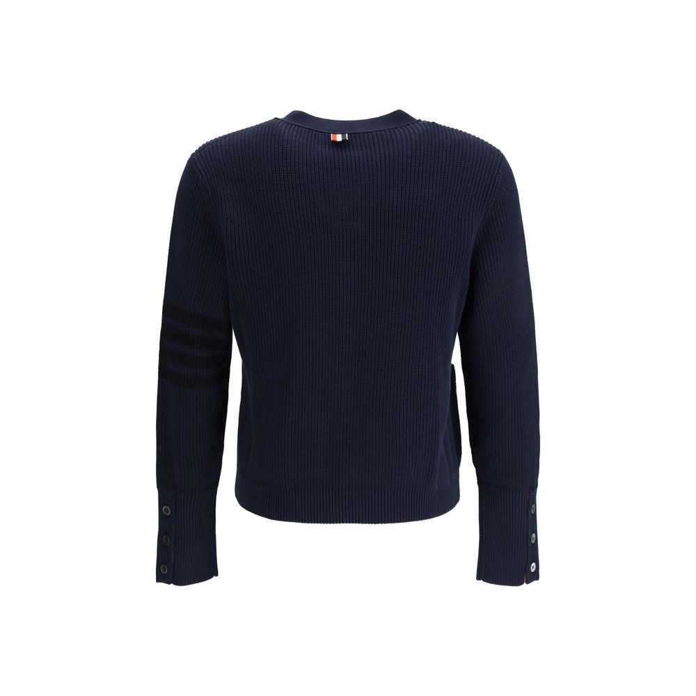 Thom Browne Blue Cotton Cardigan | Regal Royce
