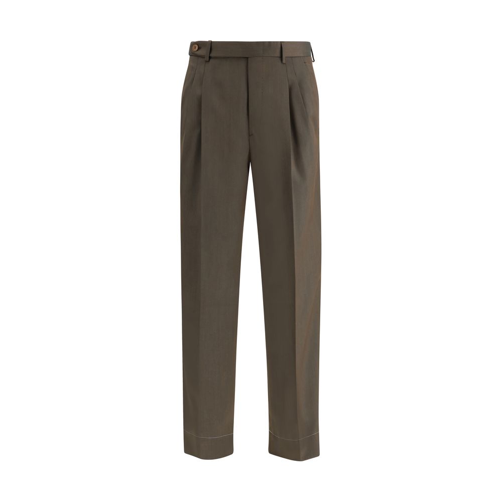 Brioni Bicolor Fleece Wool Casual Pants | Regal Royce